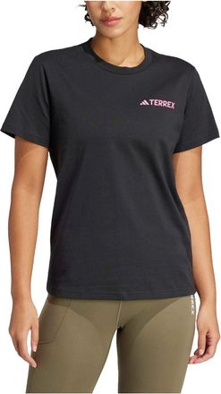 adidas (WMNS) adidas Terrex Graphic T-Shirt Asia Sizing Black IZ0449