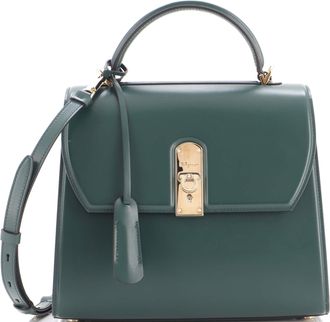 Ferragamo Boxyz Top Handle Bag Leather Large