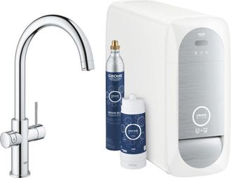 GROHE Blue Home C-spout Starter Kit Mezclador Monomando De