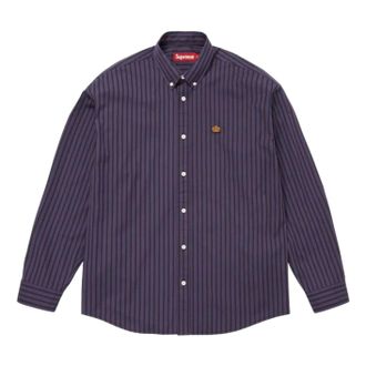 SUPREME SS26 Stripe Shirt Purple SUP-SS26-196-PUR
