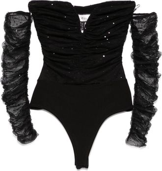 Nissa Body a pois - Nero