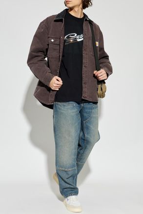 Carhartt Work in Progress T-shirt With Print, Mens, Black