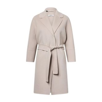 Max Mara Belted Coats, female, Brown, Size: 2XS Belted Coats