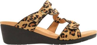 Revere Comfort Shoes Womens Sofia Sandal In Leopard
