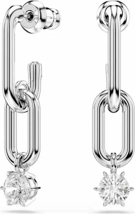 Swarovski Kristallen oorbellen voor alledaagse elegantie - Dames - Oorbellen - Grijs - ONE Size - Accessoires