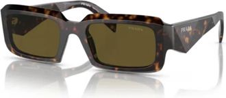 Prada Stijlvolle zonnebril voor elke outfit - unisex - Zonnebrillen - Bruin - ONE Size - Accessoires