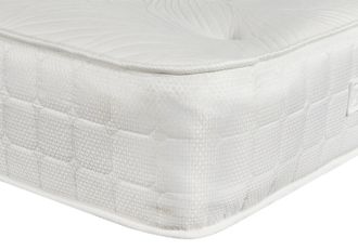 Sloomy Balmoral Sprung Memory Mattress in White | Size: Double