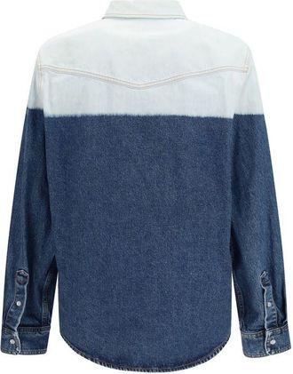 Marni Mens Blue Denim Shirt