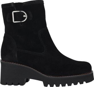 Gabor Elegante Zwarte Enkelboot - Dames - Enkellaarsjes - Zwart - 42 EU - Su&egrave;de - Schoenen