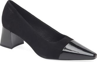 Vagabond Altea Pointed Toe Pump in Black/Black at Nordstrom Rack, Size 10Us / 40Eu