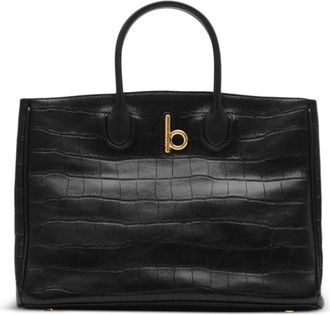 Burberry Borsa tote Rocking Horse piccola - Nero