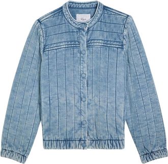 Rails Rosell Quilted Woven Jacket - Light Blue - S (UK8-10 / S)