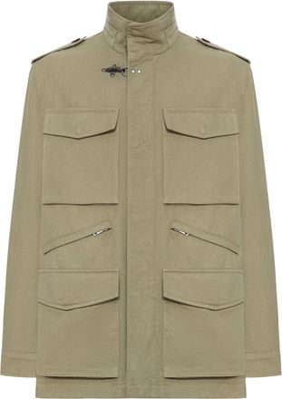 Fay EXPLORER FIELD JACKET IN WASHED COTTON - Fay Archive - Man