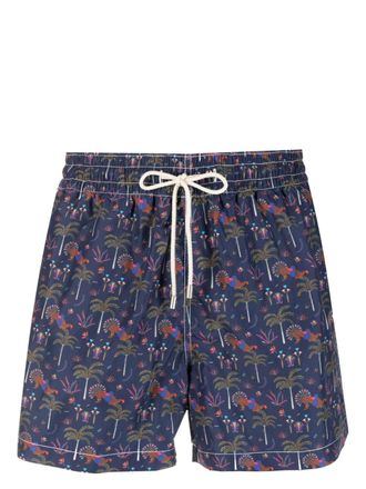 Arrels Barcelona x Louis BarthelemyTarbouch swim shorts - Blue