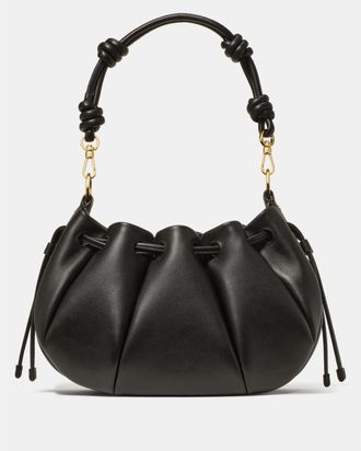 Kate Spade New York Womens Pinch Crossbody Bag - Black Leather - One Size