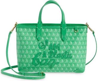 Anya Hindmarch X-Small I Am A Plastic Bag Tote in Aloe Vera at Nordstrom