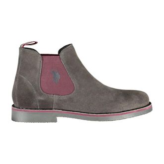 U.S.Polo Association U.s. Polo Assn., Heren, Schoenen, Grijs, Maat: 45 EU Leer
