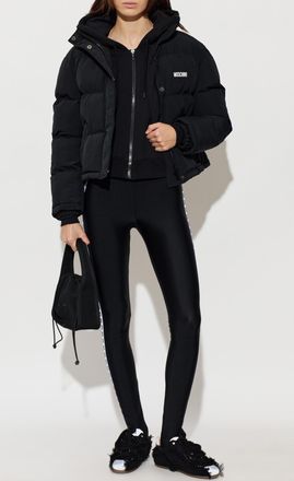 Moschino Insulated Jacket With Stand-up Collar, Womens, Black
