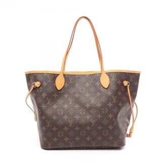 Louis Vuitton Brown Coated Canvas Pvc Monogram Leather Handbag Tote Bag (Pre-Owned)