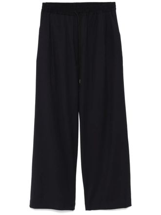 Isabel Benenato pleat-detailing trousers - men - Cotton/Virgin Wool - 44 - Blue