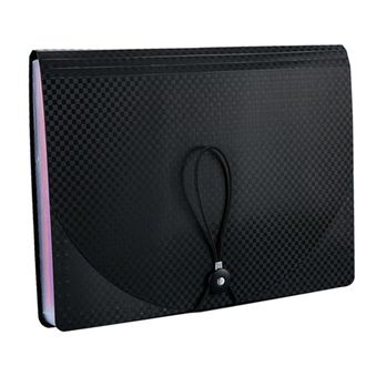 OEM Organizador De Documentos Multifuncional, Bolsa Para Documentos Expandible, Dise&ntilde;o De Cuadr&iacute;cula, Material Duradero, Apto Para Documentos De Tama&ntilde;o A4