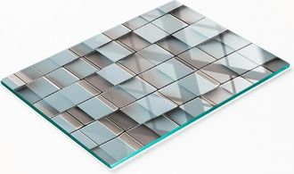 OEM Tablero De Dados De Vidrio Decorativo Multifuncional Para Cocina, 80 X 52 Cm
