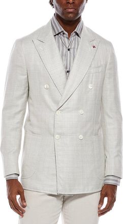 Isaia Wool, Silk, & Linen-Blend Blazer
