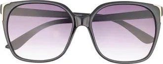 BP. Oversize Gradient Cat Eye Sunglasses in Black at Nordstrom