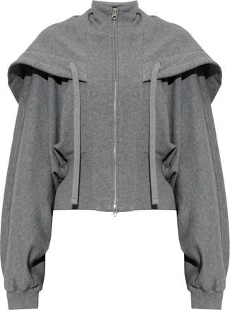 Charlotte Knowles Haze Sweatshirt - Dames - Vesten met rits - Grijs - M - Katoen - Hoodies & sweatvesten