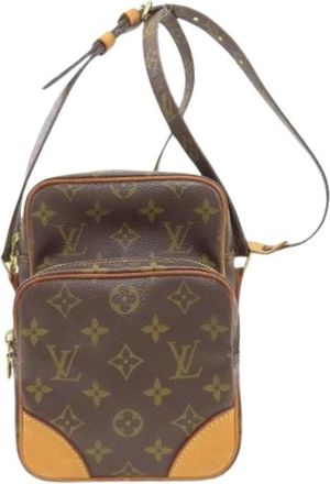 Louis Vuitton Pre-owned Cross Body Bags, female, Brown, Size: ONE SIZE Pre-owned Vintage Monogram Shoulder Bag