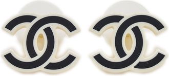 Chanel Plastic Stud Earrings (Pre-Owned)