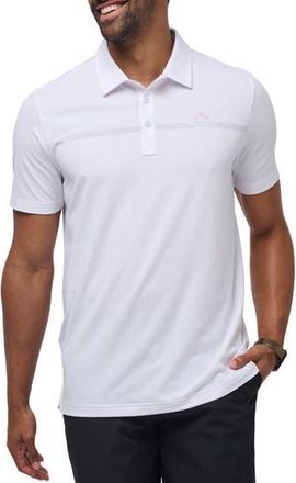Travis Mathew Bay Break Chest Stripe Polo in White at Nordstrom Rack, Size Xx-Large