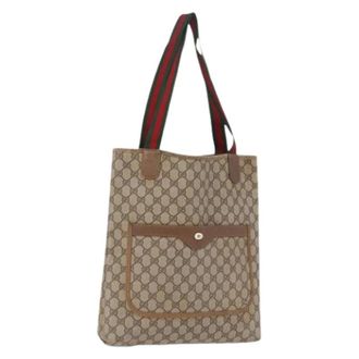 Gucci Bolso Tote Vintage Pre-owned - Pre-owned - Mujer - Beige - ONE SIZE