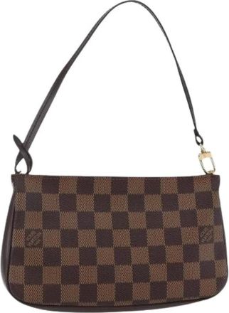 Louis Vuitton Pre-owned Shoulder Bags, female, Brown, Size: ONE SIZE Pre-owned Canvas Shoulder Bag