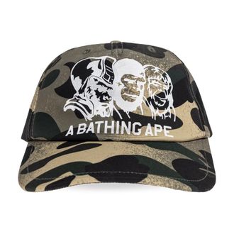 A Bathing Ape Caps, male, Green, Size: ONE SIZE Cap with a Visor