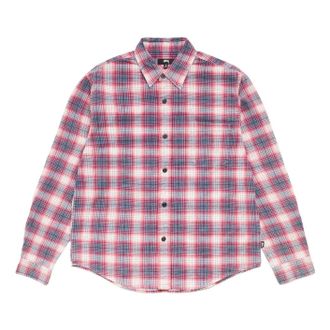 St&uuml;ssy Dax Printed Shirt Redd 1110402-REDD
