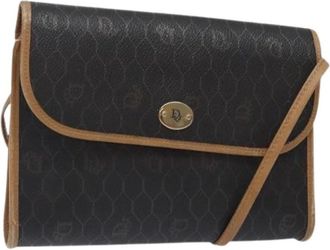Dior Pre-owned Vintage Schoudertas - Dames - Vintage Schoudertas - Zwart - ONE Size - Leer - Vintage