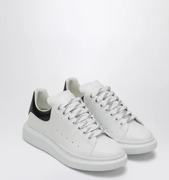 Alexander McQueen Alexander Mc Queen White And Black Oversized Sneakers
