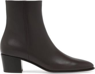 Gianvito Rossi Spencer Bootie in Brown Calf at Nordstrom, Size 38.5