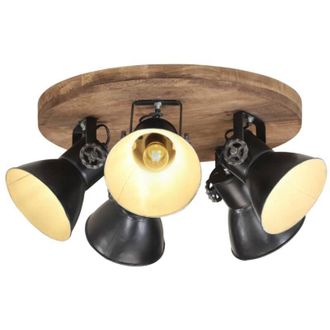 vidaXL Lampada da Soffitto 25 W Nera 50x50x25 cm E27 vidaXL