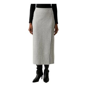 Twinset Gonna lunga a portafoglio - - Skirts - Donna - Grigio - S