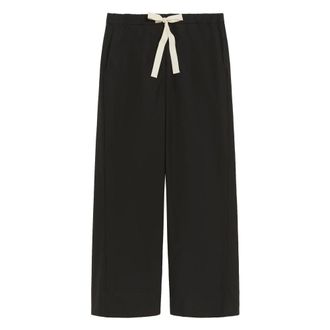 Max Mara Wide Trousers, female, Black, Size: XS Black Silver Fashionable Stylish Dress