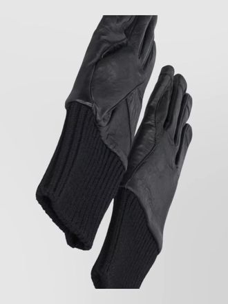 Rick Owens leather gloves