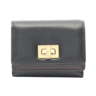 Fendi Pre-owned Wallets, female, Black, Size: ONE SIZE Pre-owned WAY Leather Wallet
