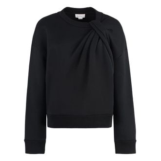 Alexander McQueen Mujer, Sudaderas, Negro, Talla: S