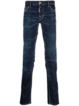 Dsquared2 Jeans skinny con applicazione - Blu