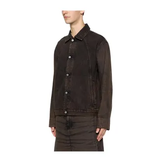 A-Cold-Wall* A-Cold-Wall, Heren, Jassen, Bruin, Maat: S Denim