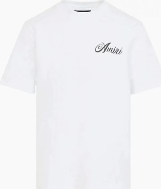 Amiri Mens Amiri Mountain T-Shirt White - Size: 44
