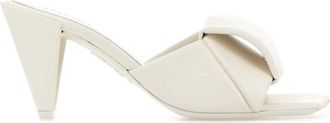 Loewe White Slip On Mules