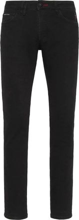 Philipp Plein Heren, Jeans, Zwart, Maat: W30 Denim